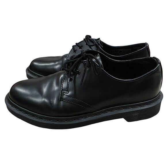 Dr Martens 1461 Mono Smooth Leather Oxford Shoes Black size 7M/8W Lace Tie Up main image 5